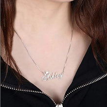 Load image into Gallery viewer, Custom Name Necklace With Crown