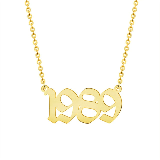 Custom Year Necklace
