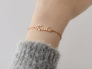 Custom Name Chain Bracelet